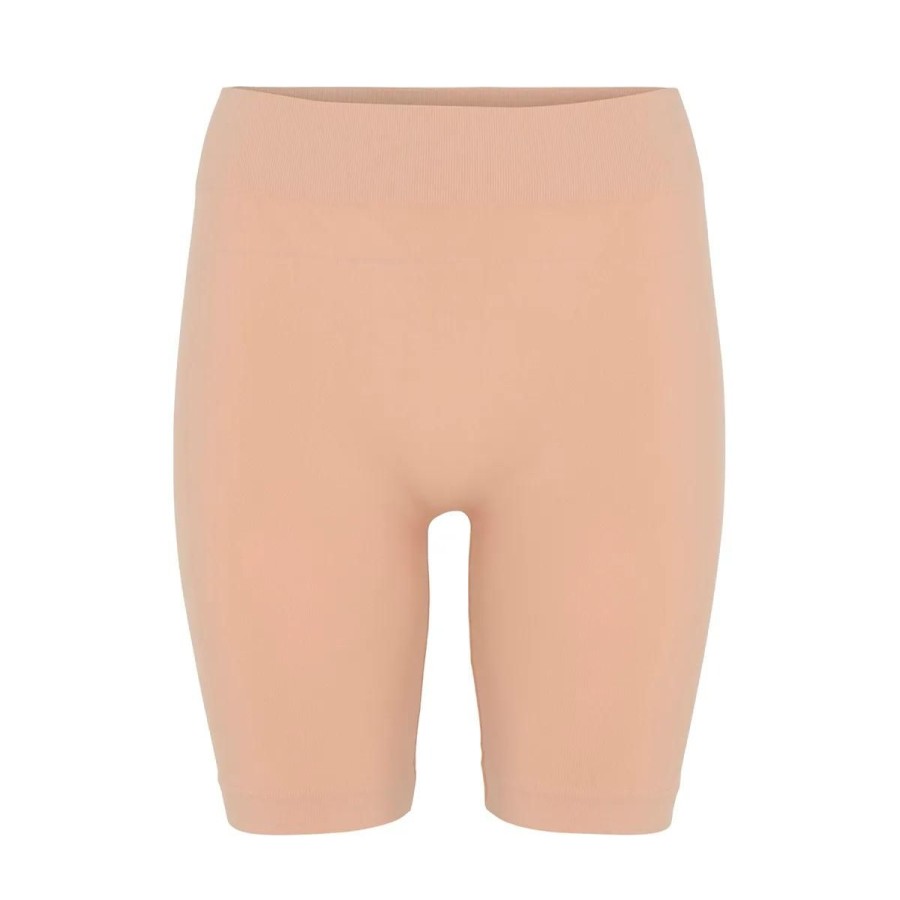 Lingeri DECOY str酶mper og str酶mpebukser Seamless Trusser | Decoy Seamless Shorts, Beige