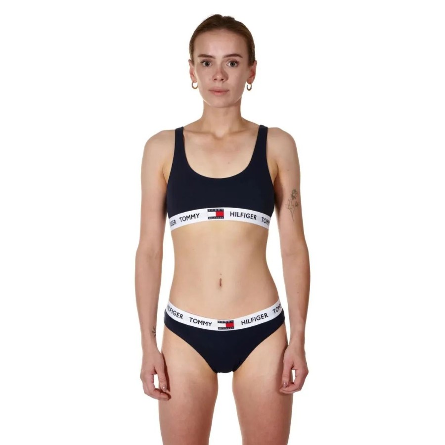 Lingeri Tommy Hilfiger Bh Toppe | Tommy Hilfiger Bralette Top, Bl