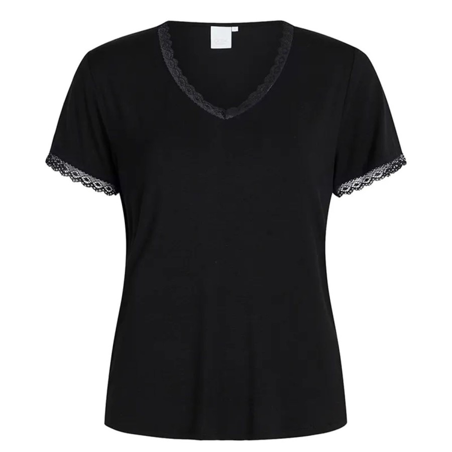 Lingeri CCDK natt酶j og loungewear T-Shirts | Ccdk Jordan T-Shirt, Sort