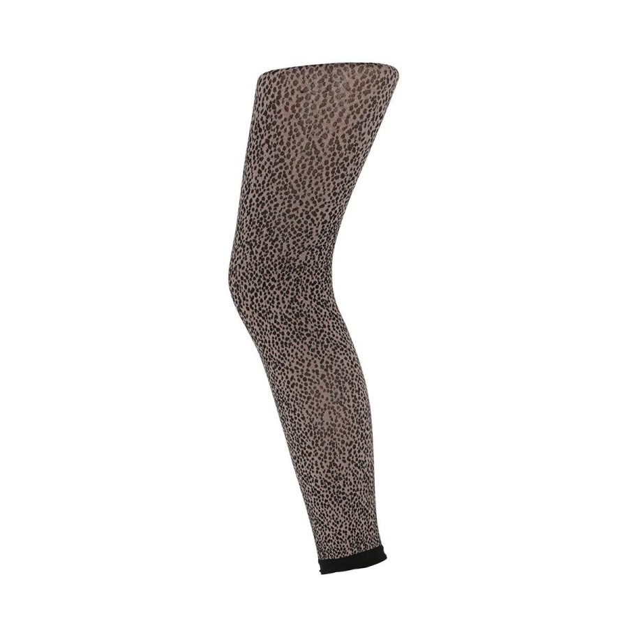 Lingeri DECOY str酶mper og str酶mpebukser Str Mper | Decoy Leopard Capri Str Mpebukser, Brun