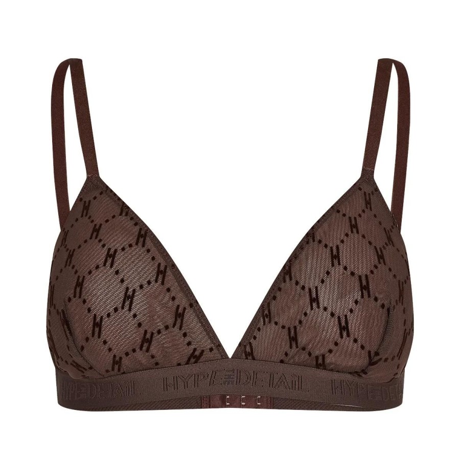 Lingeri Hype the detail Bh Uden B Jle | Hype The Detail Mesh Bralette Bh, Brun