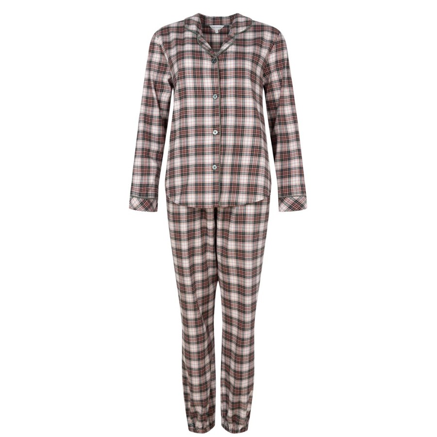 Lingeri Lady Avenue Pyjamas | Lady Avenue Cotton Flannel Pyjamas, Multi