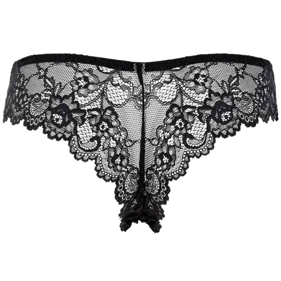 Lingeri Triumph G&Streng Trusse | Triumph Tempting Lace Brazilian G-Streng, Sort