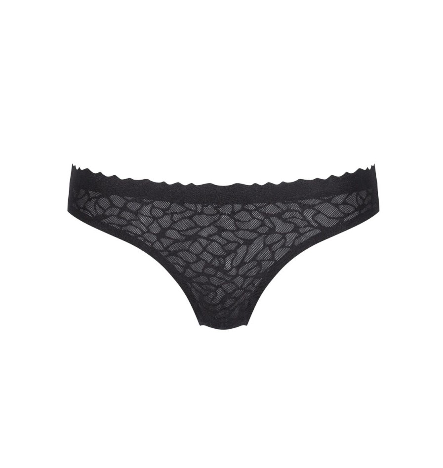 Lingeri Sloggi undert酶j Blonde Trusser | Sloggi Zero Feel Lace 2.0 Brazilian Trusse, Sort