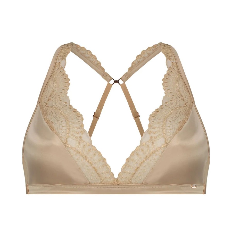 Lingeri Hunkem枚ller Bh Uden B Jle | Hunkem Ller Stella Bralette Bh, Guld