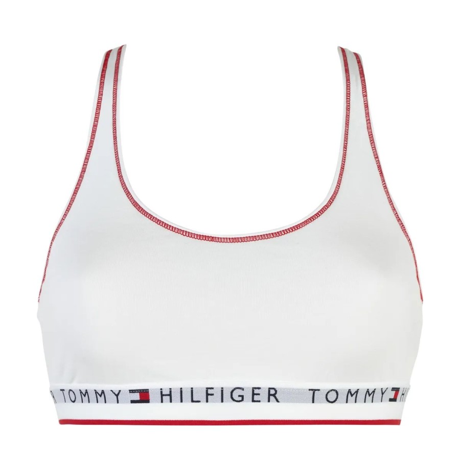 Lingeri Tommy Hilfiger Bh Toppe | Tommy Hilfiger Lingeri Bralette Bikini Top, Hvid