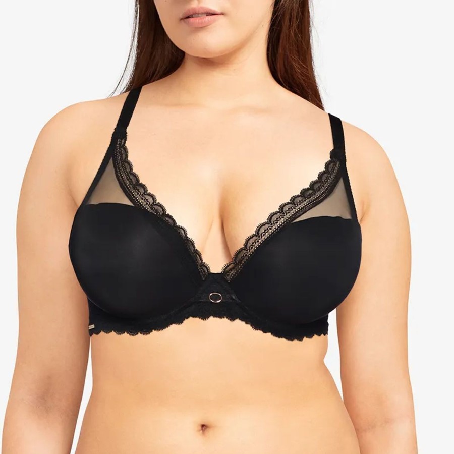 Lingeri Chantelle Bh Med B Jle | Chantelle Parisian Allure Bh Med B Jle, Sort