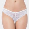 Lingeri Triumph Brazilian Trusse | Triumph Tempting Lace Brazilian G-Streng, Hvid