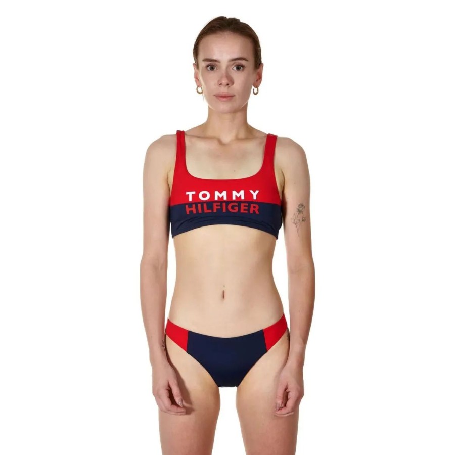 Lingeri Tommy Hilfiger Bh Toppe | Tommy Hilfiger Bralette Bikini Top, R D