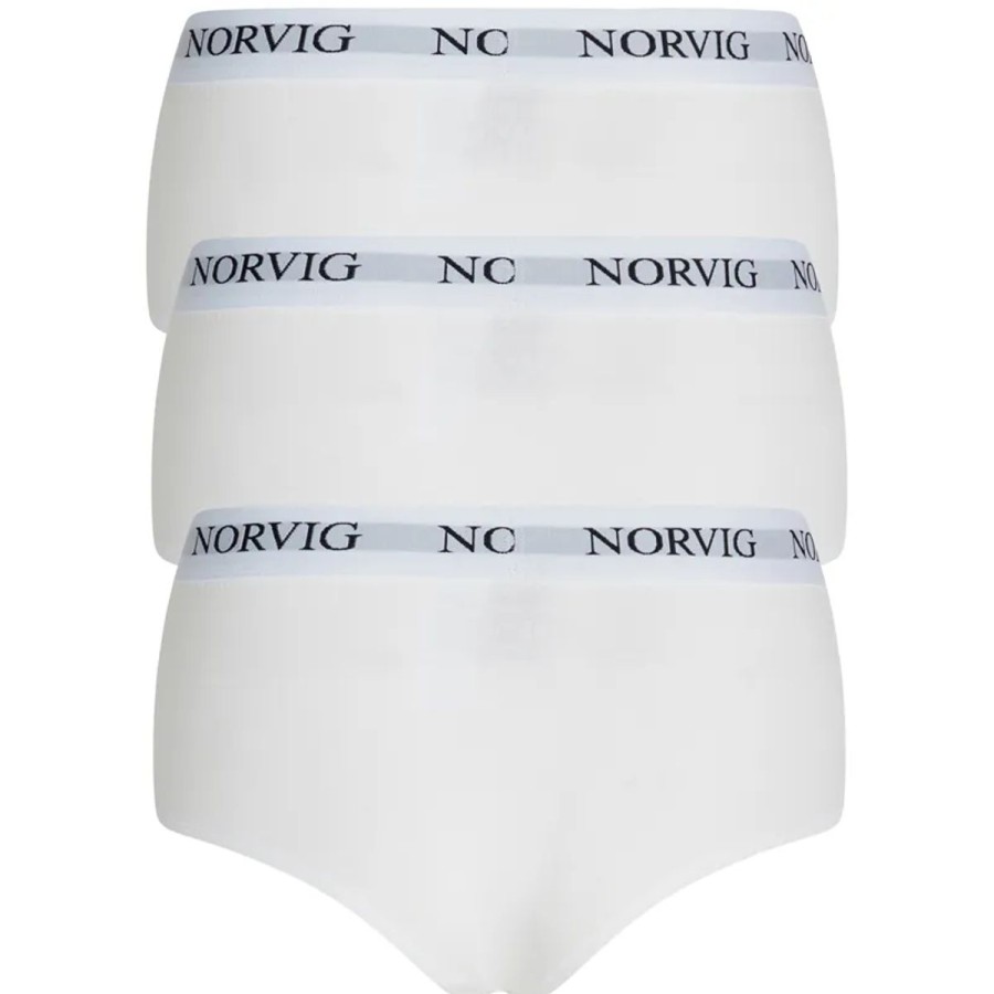 Lingeri NORVIG Hipster Trusse | Norvig 3-Pack Hipster Trusse, Hvid