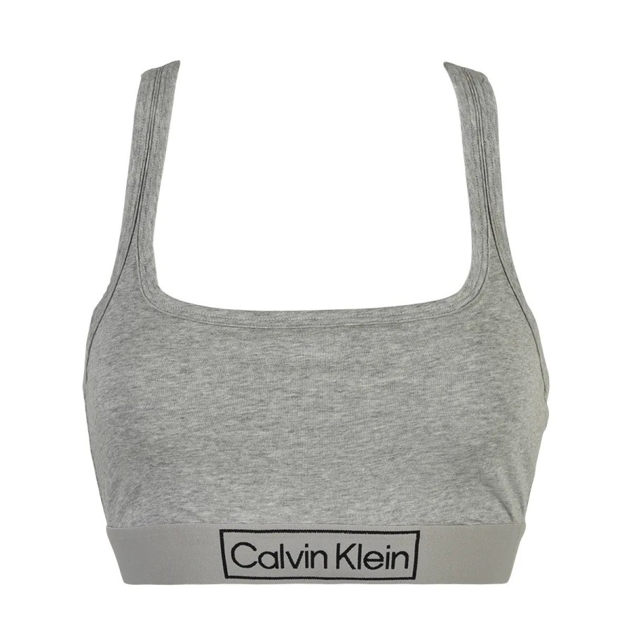 Lingeri Calvin Klein Bh Toppe | Calvin Klein Unlined Bralette Bh, Gr