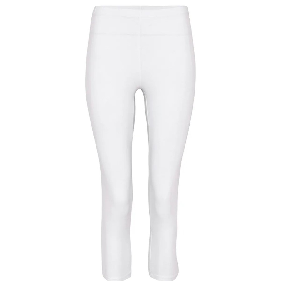 Lingeri DECOY str酶mper og str酶mpebukser Leggings | Decoy Capri Str Mpebukser, Hvid