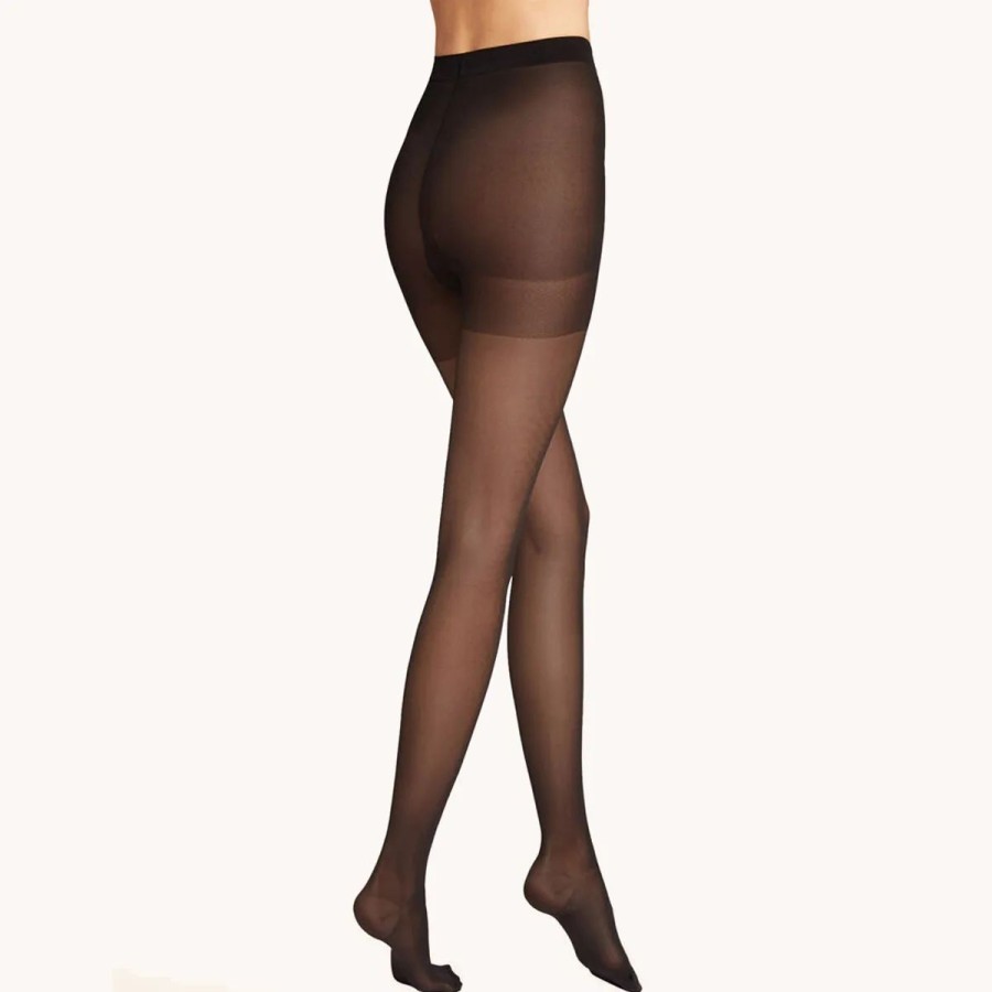 Lingeri Wolford Str Mpebukser | Wolford Miss W 30 Leg Support Str Mpebukser, Sort