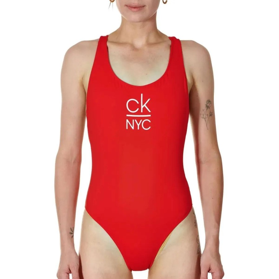 Lingeri Calvin Klein Badedragter | Calvin Klein Scoop Badedragt Uden B Jle, R D