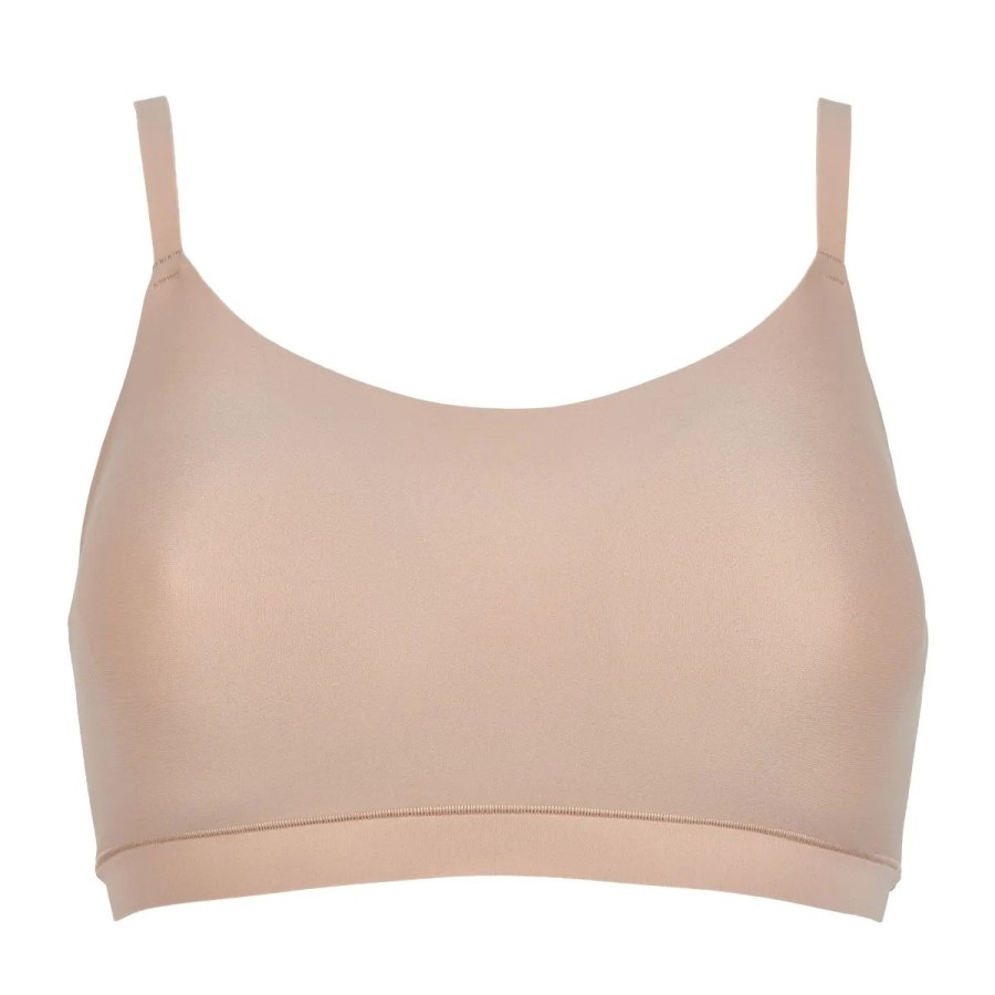 Lingeri Chantelle Bh Uden B Jle | Chantelle Softstretch Bralette Bh, Beige