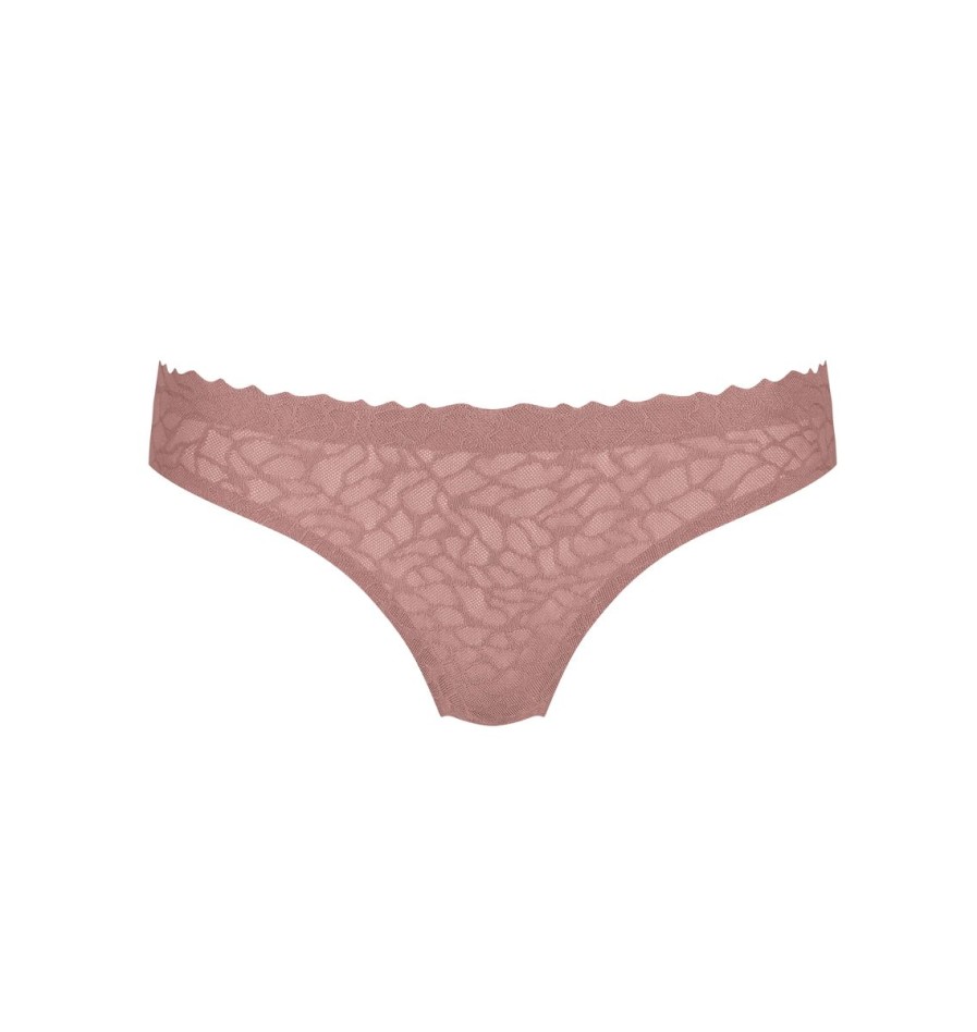 Lingeri Sloggi undert酶j Blonde Trusser | Sloggi Zero Feel Lace 2.0 Brazilian Trusse, Brun