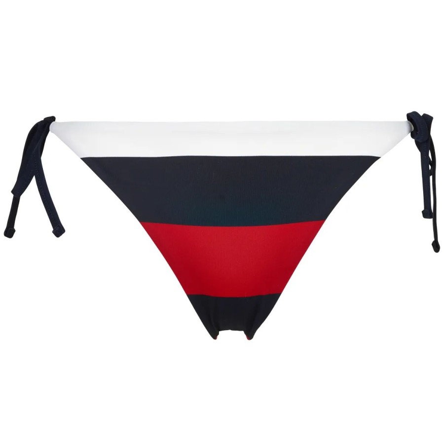 Lingeri Tommy Hilfiger Bikinitrusser | Tommy Hilfiger Side Tie Cheeky String Bikini Trusse, Bl