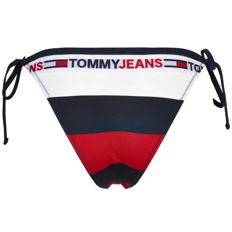 Lingeri Tommy Hilfiger Bikinitrusser | Tommy Hilfiger Side Tie Cheeky String Bikini Trusse, Bl