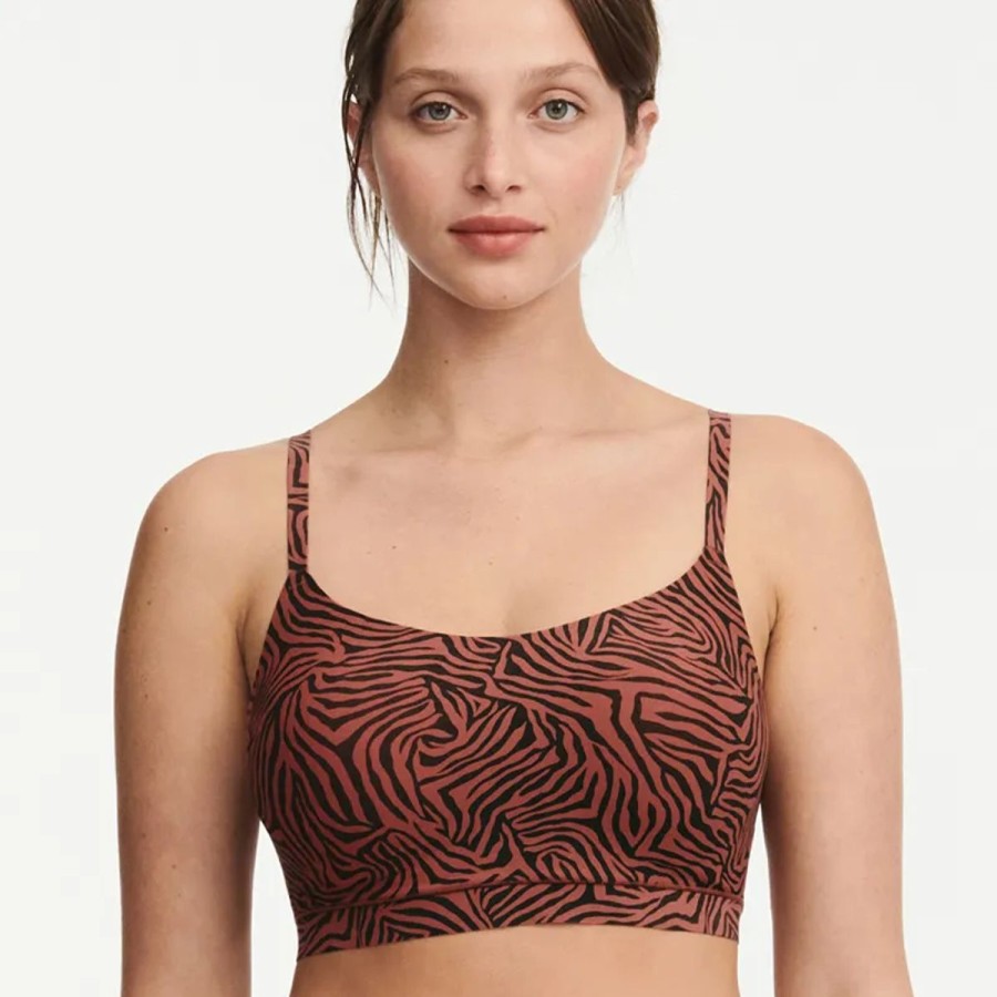 Lingeri Chantelle Bh Uden B Jle | Chantelle Soft Stretch Bralette Bh, Brun