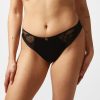 Lingeri Chantelle Hipster Trusse | Chantelle True Lace G-Streng, Sort