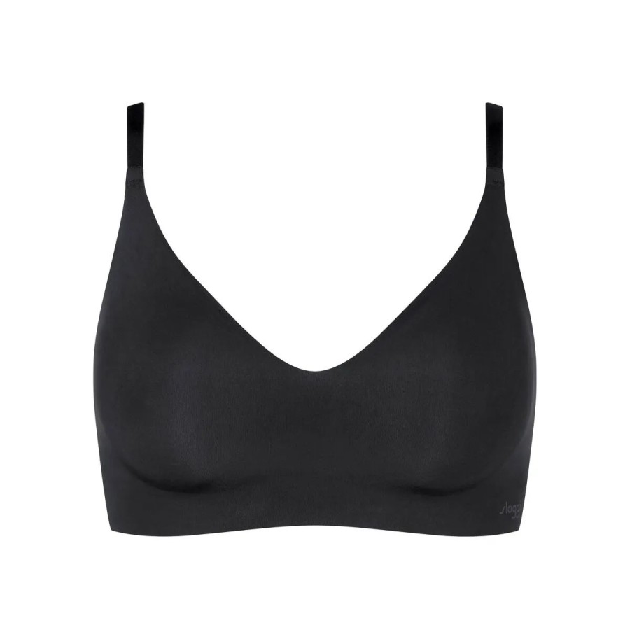 Lingeri Sloggi undert酶j Bh Uden B Jle | Sloggi Zero Microfibre 2.0 Bralette Bh, Sort