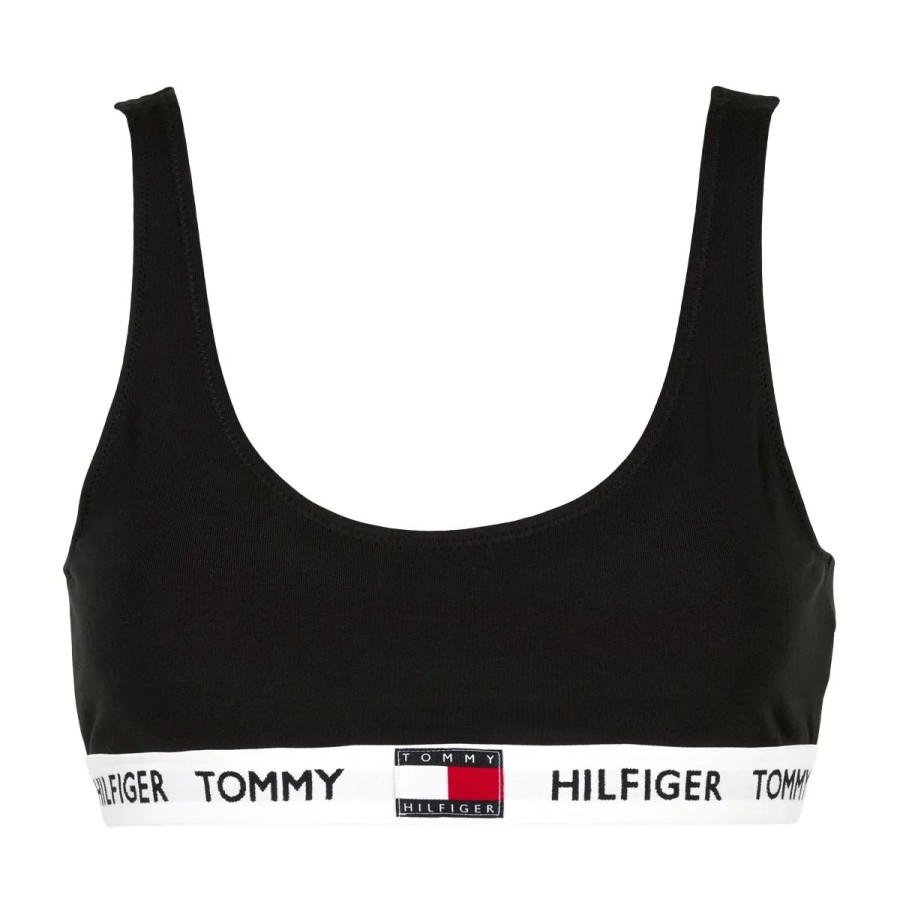 Lingeri Tommy Hilfiger Bh Uden B Jle | Tommy Hilfiger Lingeri Bralette Bikini Top, Sort