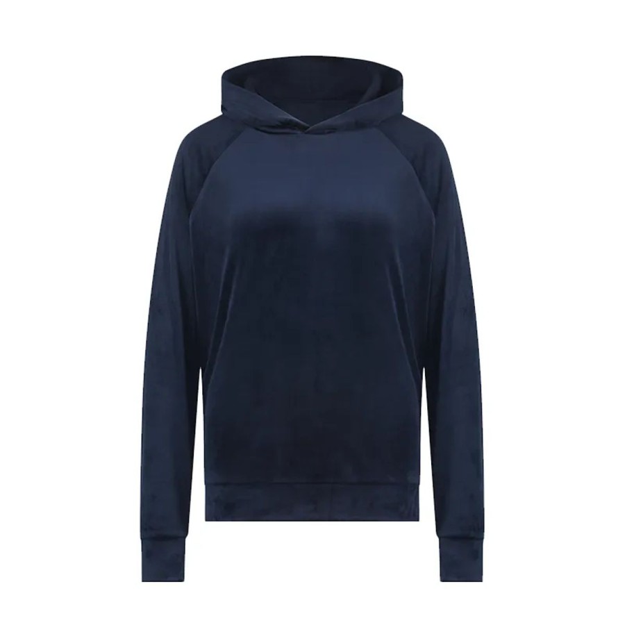 Lingeri Hunkem枚ller Homewear | Hunkem Ller Hoody Velours Homewear, Bl