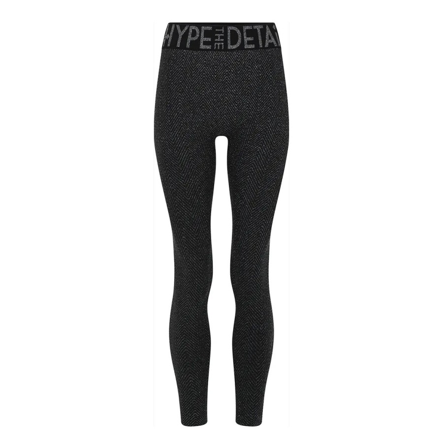 Lingeri Hype the detail Leggings | Hype The Detail Glitter Leggings, Sort