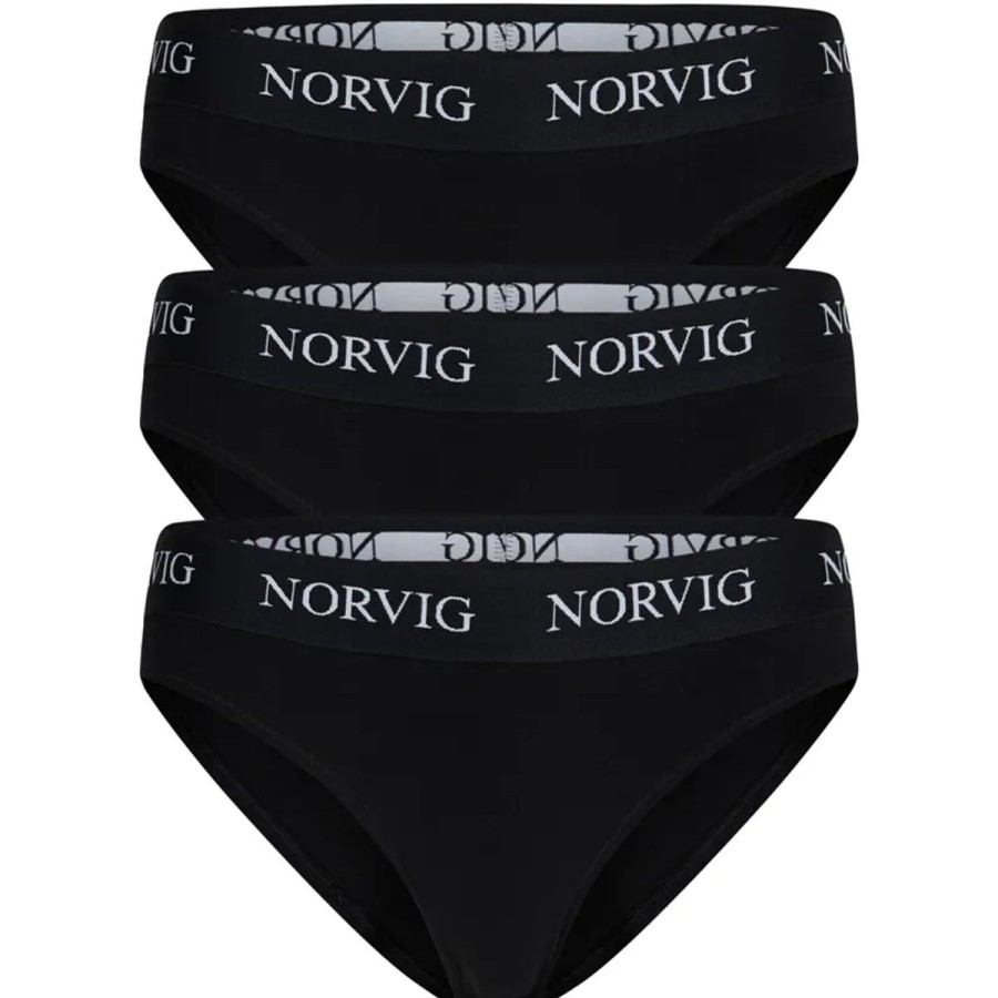 Lingeri NORVIG Tai Trusse | Norvig 3-Pack Tai Trusse, Sort