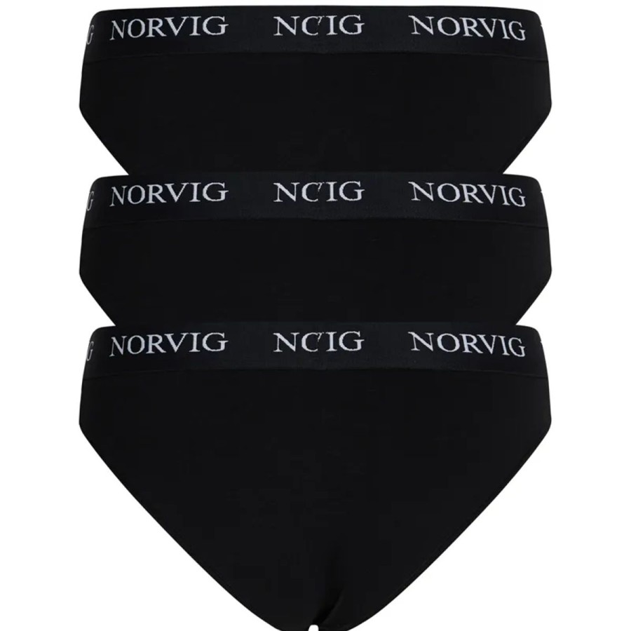 Lingeri NORVIG Tai Trusse | Norvig 3-Pack Tai Trusse, Sort