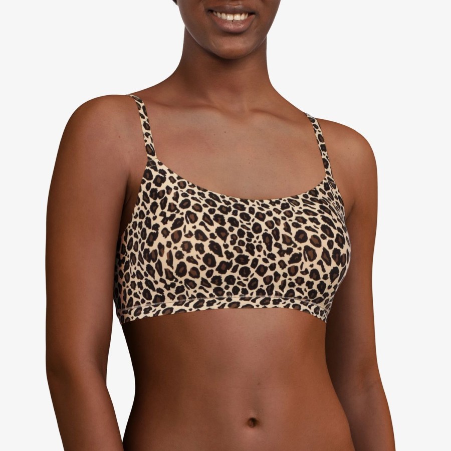 Lingeri Chantelle Bh Uden B Jle | Chantelle Soft Stretch Bralette Bh, Brun