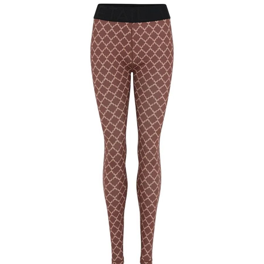 Lingeri Hype the detail Leggings | Hype The Detail Printed Leggings, Brun