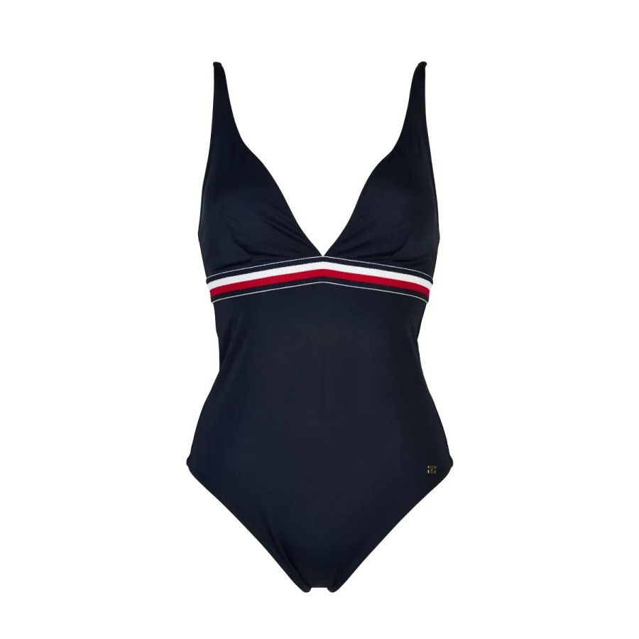 Lingeri Tommy Hilfiger Badedragter | Tommy Hilfiger Badedragt Uden B Jle, Bl