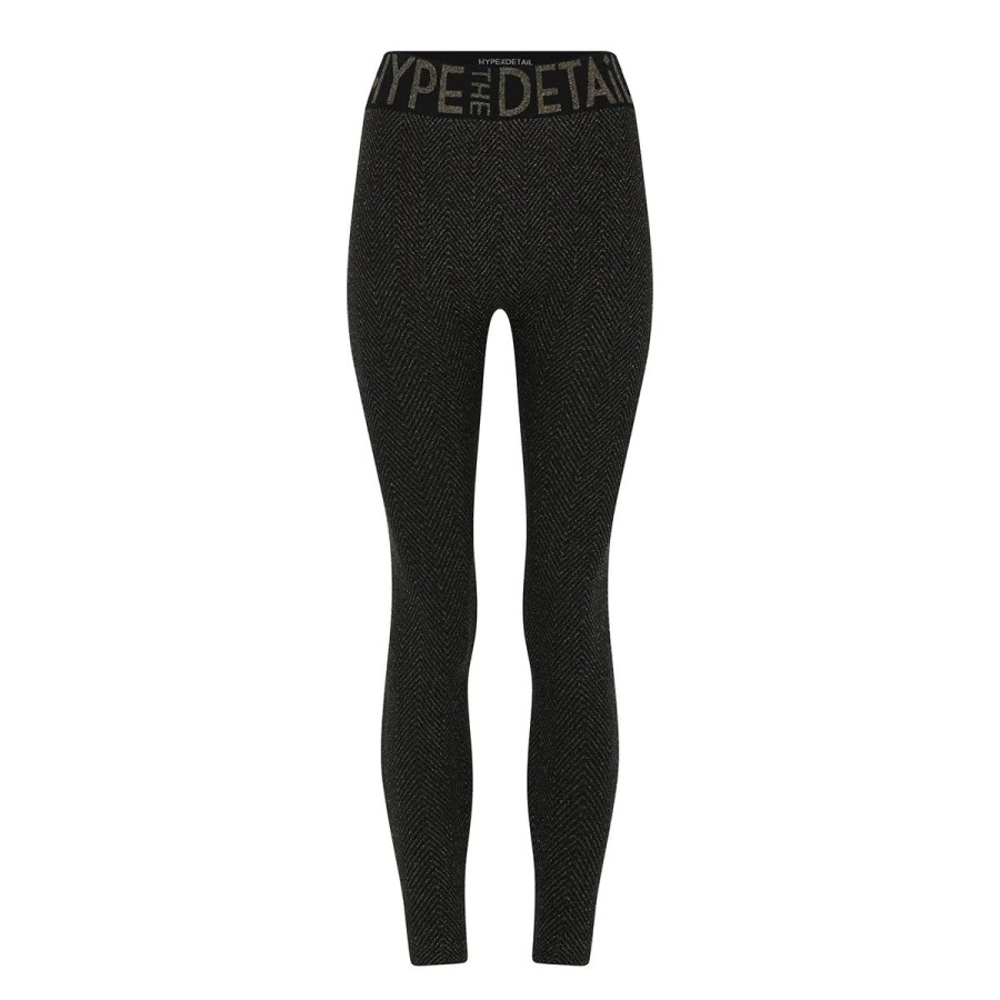 Lingeri Hype the detail Leggings | Hype The Detail Glitter Leggings, Sort