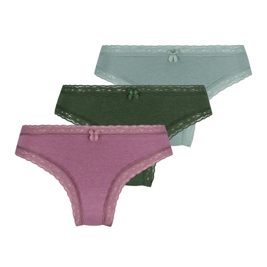 Lingeri Hunkem枚ller Brazilian Trusse | Hunkem Ller 3-Pack Brazilian Trusse, Multi