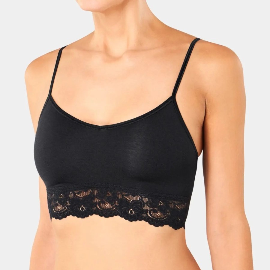 Lingeri Sloggi undert酶j Bh Uden B Jle | Sloggi Romance Bralette Bh, Sort