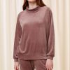 Lingeri Triumph Homewear | Triumph Cozy Comfort Velour Bluse, Lyser D