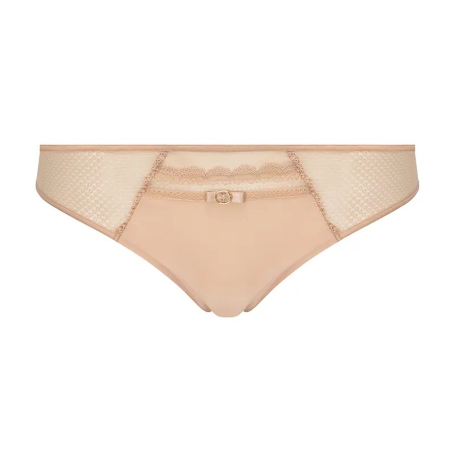 Lingeri Chantelle Brazilian Trusse | Chantelle Parisian Allure Brazilian Trusse, Beige