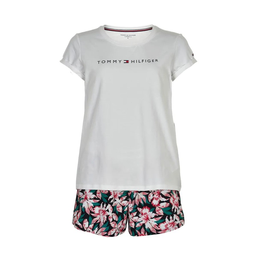 Lingeri Tommy Hilfiger Homewear | Tommy Hilfiger Lingeri Pyjamas, Hvid