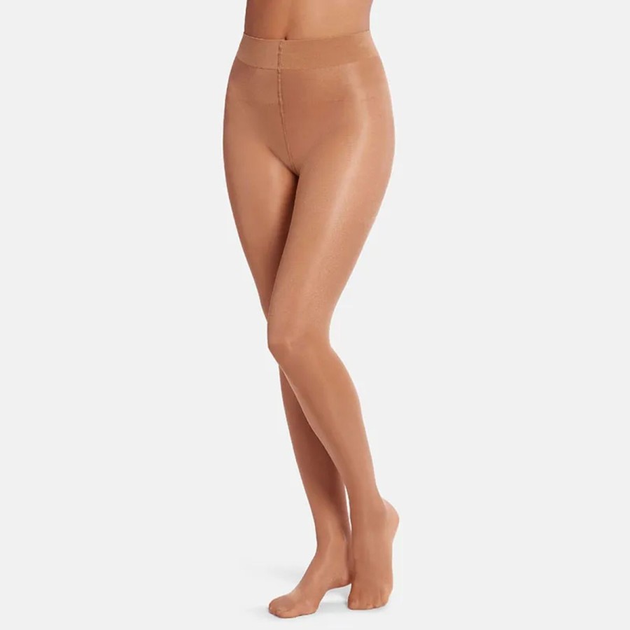 Lingeri Wolford Str Mpebukser | Wolford Satin Touch 20 Str Mpebukser, Beige