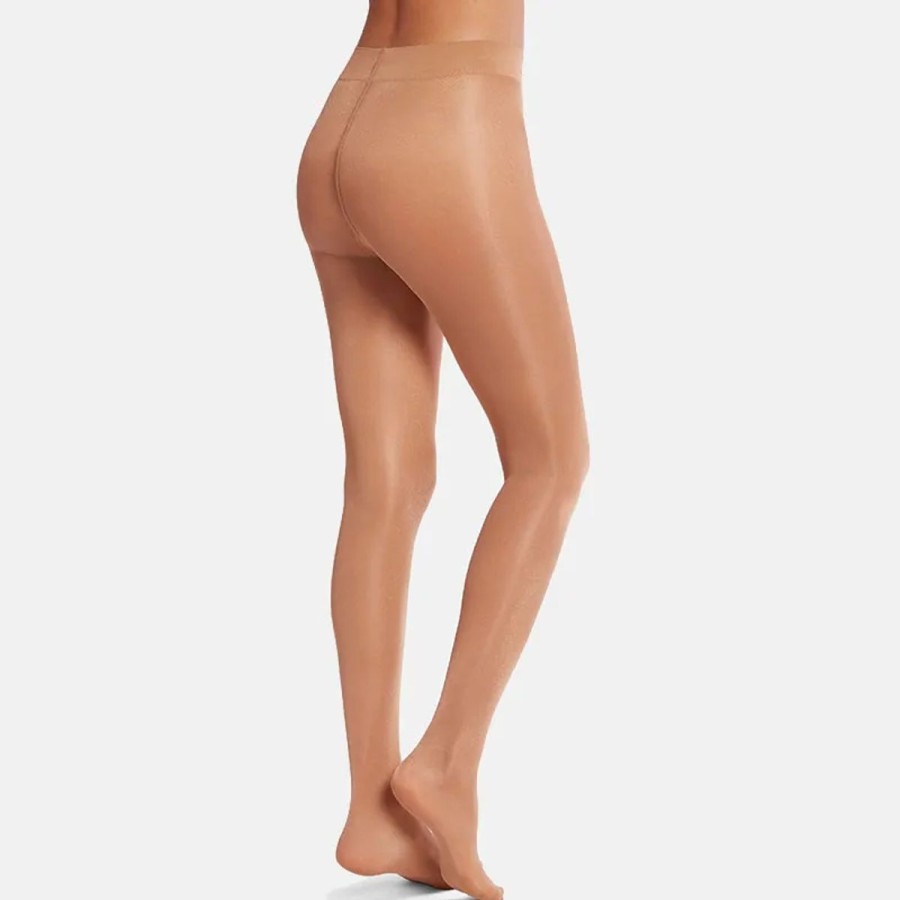 Lingeri Wolford Str Mpebukser | Wolford Satin Touch 20 Str Mpebukser, Beige