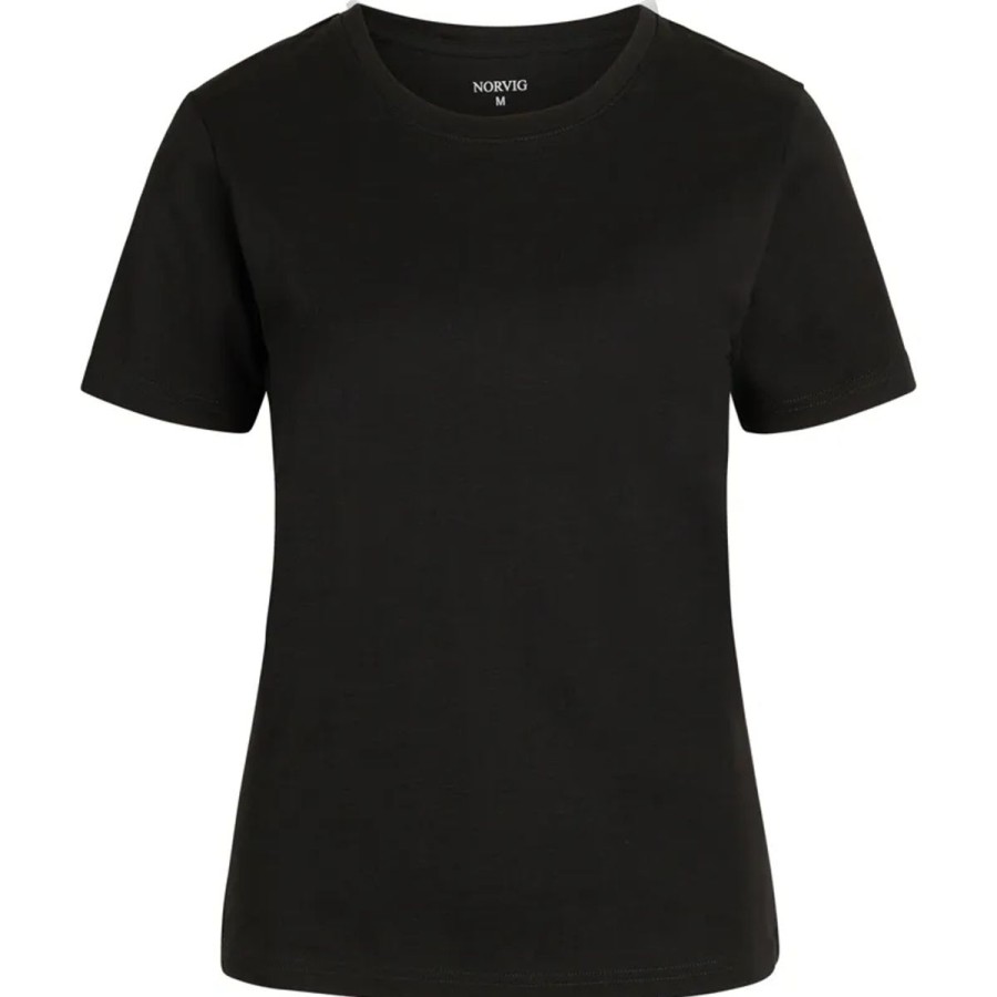 Lingeri NORVIG Toppe | Norvig Ladies O-Neck T-Shirt, Sort