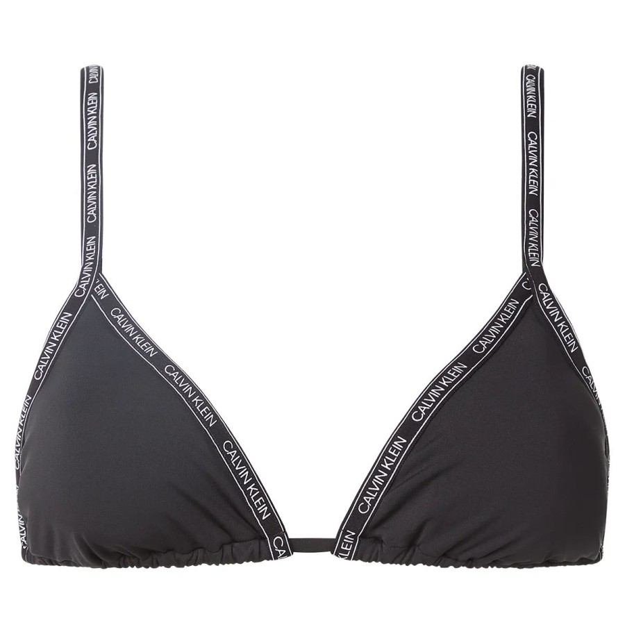 Lingeri Calvin Klein Bikini | Calvin Klein Triangle Bikini Top, Sort