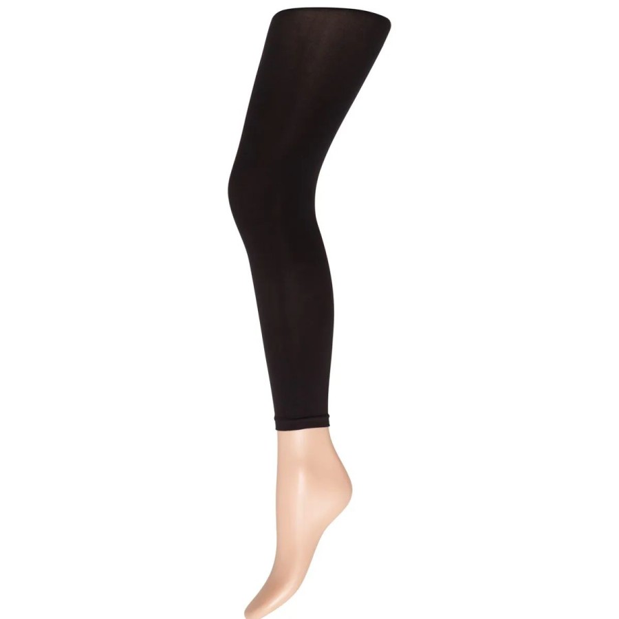 Lingeri DECOY str酶mper og str酶mpebukser Leggings | Decoy Microfiber Str Mpebukser, Sort