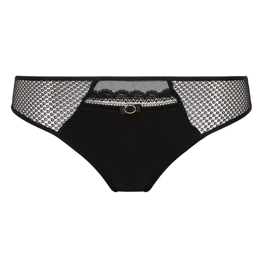 Lingeri Chantelle Brazilian Trusse | Chantelle Parisian Allure Brazilian Trusse, Sort