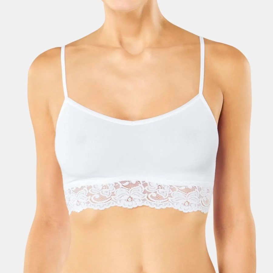 Lingeri Sloggi undert酶j Bh Uden B Jle | Sloggi Romance Bralette Bh, Hvid