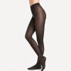 Lingeri Wolford Str Mpebukser | Wolford Velvet De Luxe 66 Str Mpebukser, Sort