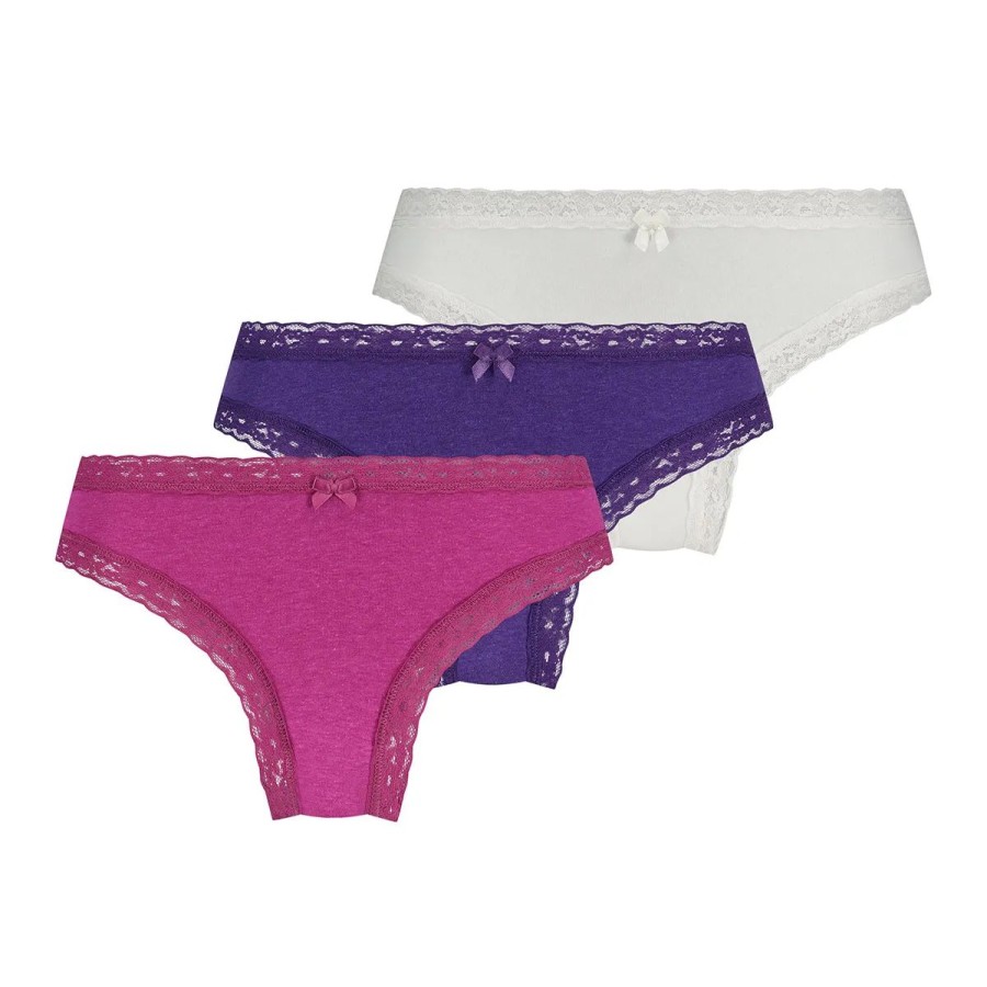 Lingeri Hunkem枚ller Brazilian Trusse | Hunkem Ller 3-Pack Brazilian Trusse, Multi