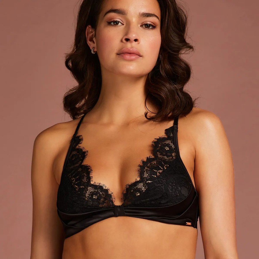 Lingeri Hunkem枚ller Bh Uden B Jle | Hunkem Ller Hannako Bralette Bh, Sort