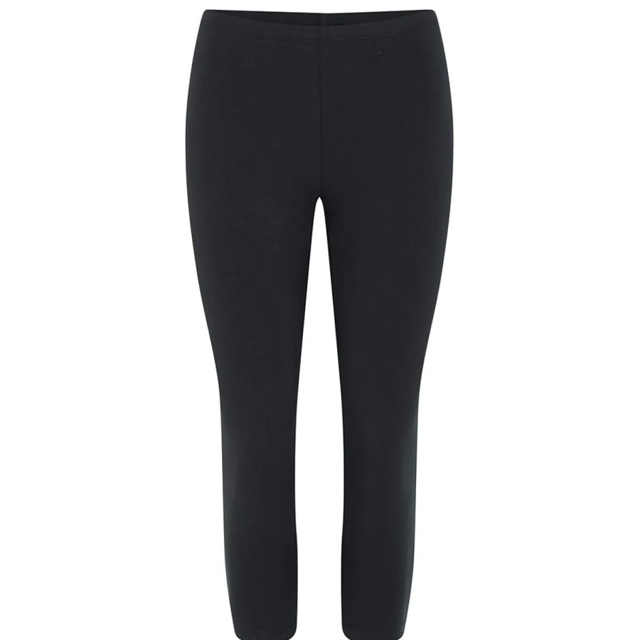 Lingeri DECOY str酶mper og str酶mpebukser Leggings | Decoy Capri Str Mpebukser, Sort